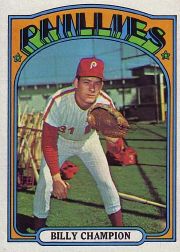 1972 Topps Baseball Cards      599     Billy Champion